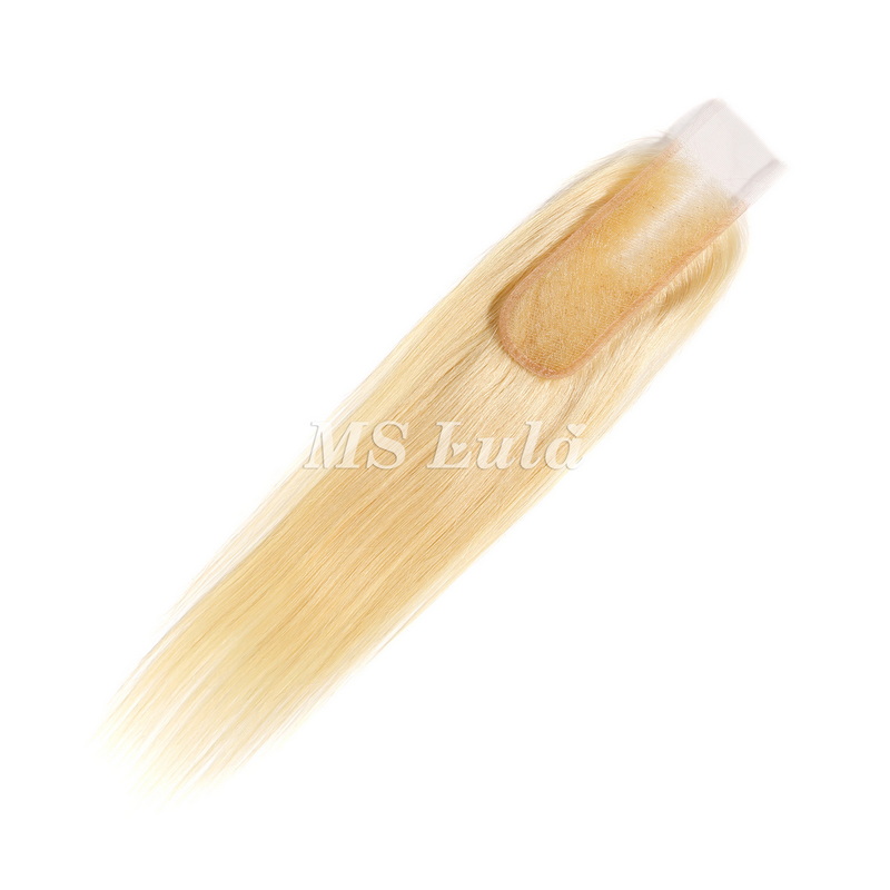 Virgin Hair #613 Blonde 2X6 HD Lace Closure - 图片 3